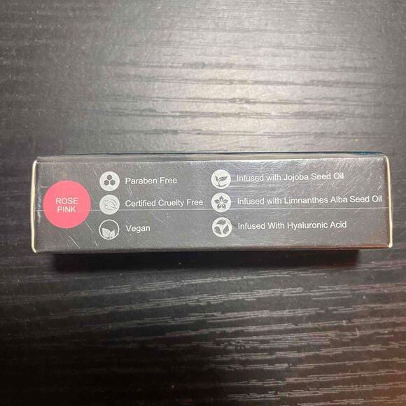 4 for $25 - NEW REALHER Rose Pink Sorry Not Sorry Moisturizing Lipstick - Picture 2 of 3